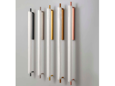 TRISEL AP - Glass and aluminium wall lamp _ Olev