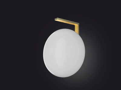 ALBA 174 / 194 - Blown glass wall lamp _ Oluce
