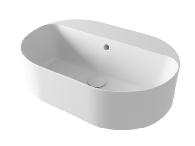 OPEN - Countertop ceramic washbasin with overflow _ Olympia Ceramica