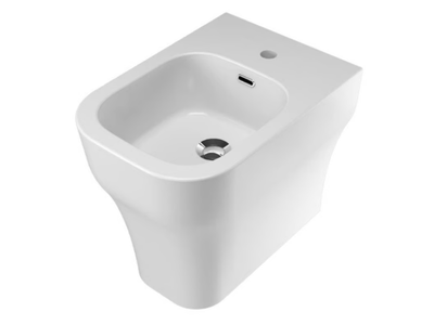 SYNTHESIS ECO - Floor mounted Vitreous China bidet with overflow _ Olympia Ceramica