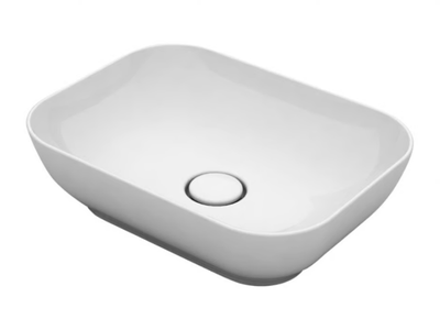 TREND - Countertop rectangular ceramic washbasin _ Olympia Ceramica