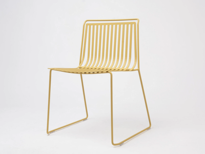 ALO OUTDOOR - Stackable sled base steel garden chair _ ONDARRETA