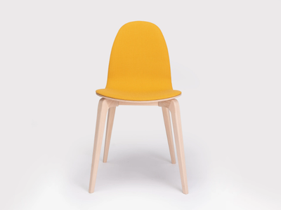 BOB WOOD COMBI - Upholstered wooden chair _ ONDARRETA
