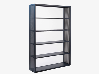 DRY MODULE 5 - Open double-sided sectional bookcase _ ONDARRETA
