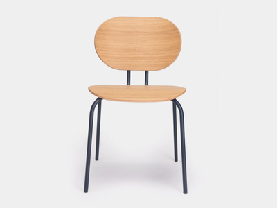 HARI - Stackable wooden chair _ ONDARRETA