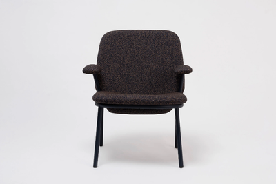 LANA - Upholstered fabric chair with armrests _ ONDARRETA