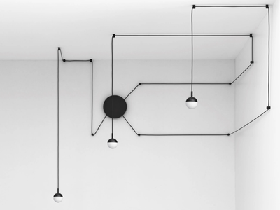 BALO SYSTEM - LED cable-mounted pendant lamp _ ONOK Lighting