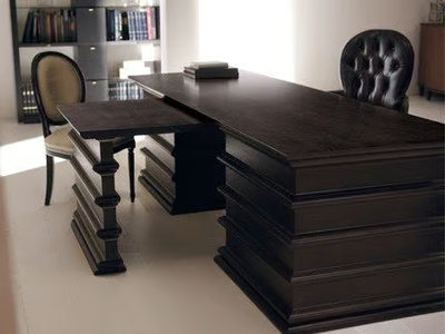 MANON - Rectangular wooden writing desk _ OPERA CONTEMPORARY
