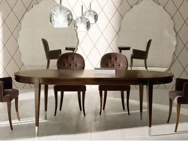 TIGRANA CLASSIC - Oval wooden table _ OPERA CONTEMPORARY