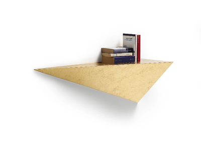HENRI III IV - Glossy steel wall shelf _ Opinion Ciatti