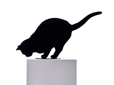 OMBRES DE CHATS - Steel sculpture _ Opinion Ciatti