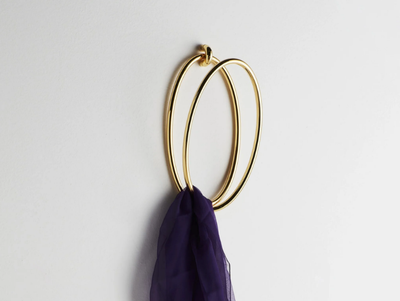 SENZATEMPO - Wall-mounted steel coat rack _ Opinion Ciatti
