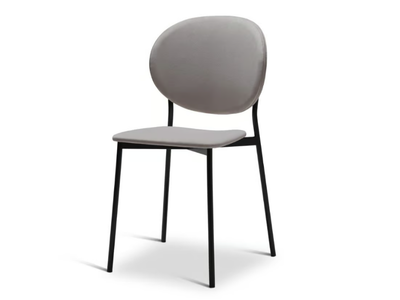DAME METAL 364-M - Stackable steel chair with fabric seat _ Origins 1971