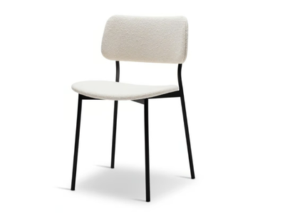 ULI METAL 329-M - Stackable steel chair with fabric seat _ Origins 1971