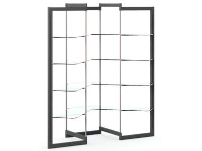 PANTO - Corner freestanding bookcase _ Ozzio Italia