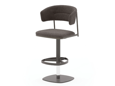PETRA - High stool with footrest _ Ozzio Italia