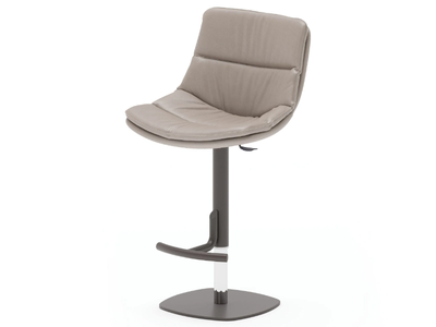 SCOTT - High stool with footrest _ Ozzio Italia