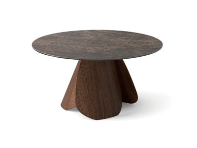 VELIERO FISSO - Round ceramic living room table _ Ozzio Italia