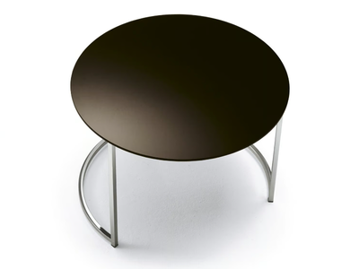 CIN CIN - Low round glass coffee table _ Pacini & Cappellini