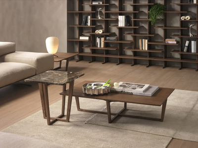 CITY - Rectangular wooden coffee table _ Pacini & Cappellini