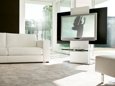 TOTEM - Swivel wood fibre TV cabinet _ Pacini & Cappellini