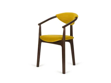 EVO B-2944 - Beech chair with armrests _ Paged