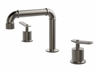 INDUSTRIAL GAS 79325510 - 3 hole countertop washbasin tap without waste _ PALAZZANI
