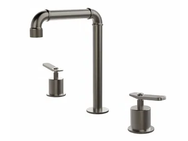 INDUSTRIAL GAS 79325610 - High 3 hole washbasin tap without waste _ PALAZZANI