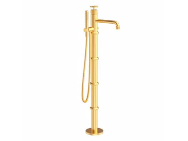 INDUSTRIAL JOB 78117910 - Floor standing bathtub tap with diverter and hand shower _ PALAZZANI