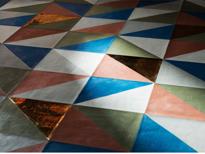 TRIANGOLI - Terracotta wall/floor tiles _ Palazzo Morelli