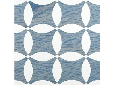 VISIONI TERRACOTTA - Azul Macaubas and painted oakwall/floor tiles _ Palazzo Morelli