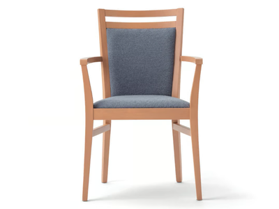 SURI SOFT 472FP.i1 - Upholstered beech chair with armrests _ Palma
