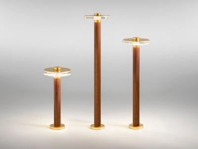 VENEXIA - LED glass and aluminium bollard light _ PANZERI