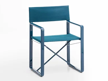 CAPRI - Folding fabric garden chair _ Paola Lenti