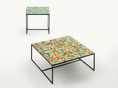 COCCI - Faïence garden side table _ Paola Lenti