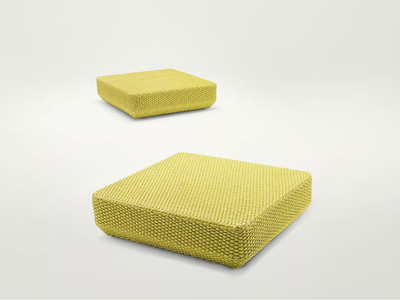 DAYDREAM - Square rope garden pouf _ Paola Lenti