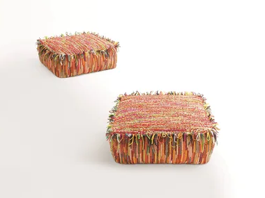 ZEBRÙ - Fabric pouf _ Paola Lenti