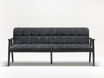 SQUAREZ - Fabric bench with back _ Papell Design
