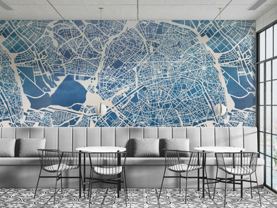 PLAN DE PARIS - Panoramic wallpaper _ PaperMint