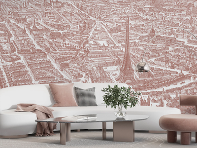 TOUR EIFFEL - Panoramic wallpaper _ PaperMint