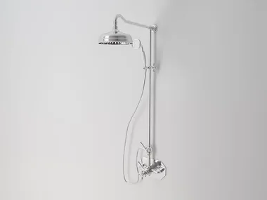 BEATRICE - Wall-mounted thermostatic shower panel with overhead shower _ Park Avenue