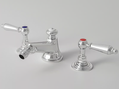 CARUSO - 3 hole countertop bidet tap with swivel spout _ Park Avenue