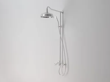 HOPKINS - Wall-mounted shower panel with overhead shower _ Park Avenue