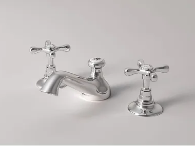 JAMES - 3 hole washbasin tap with individual rosettes _ Park Avenue