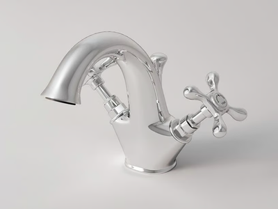 JAMES - Countertop 1 hole washbasin tap with automatic pop-up waste _ Park Avenue