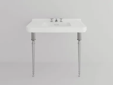 ROCKEFELLER & LEGS ALEXA - Oval console ceramic washbasin _ Park Avenue