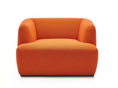ESTIVAL - Upholstered armchair with armrests _ PARLA