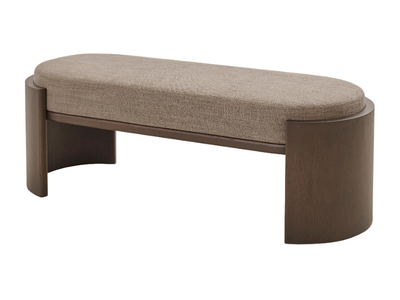 HUG - Upholstered fabric bench _ PARLA