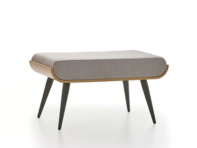 LUCE - Upholstered fabric footstool _ PARLA