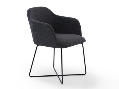 MOD W - Upholstered fabric chair _ PARLA